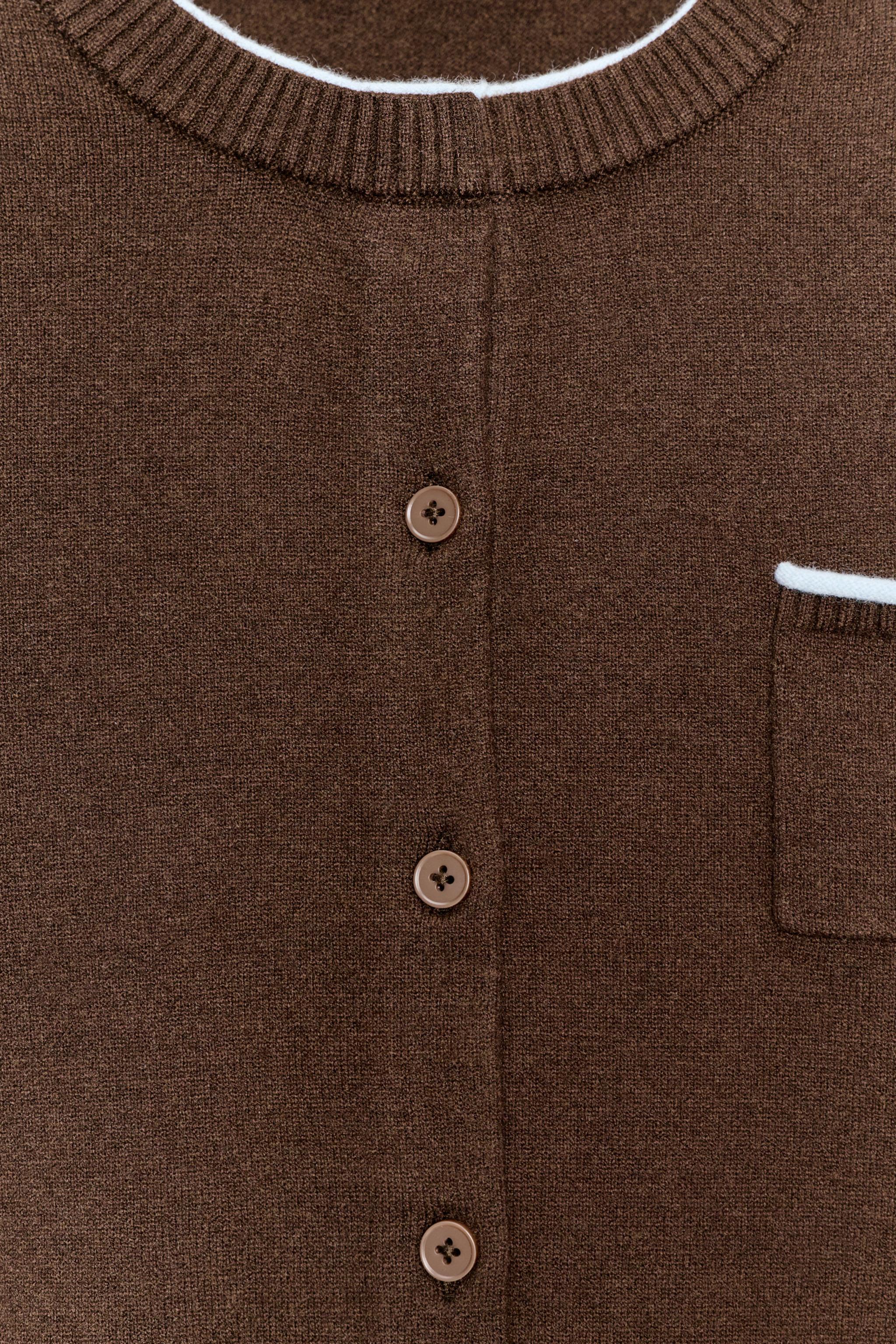 COMBINED KNIT CARDIGAN